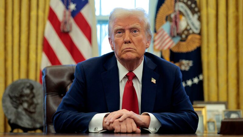 Trump hangs up on CNN reporter over resurfaced Epstein wedding photos