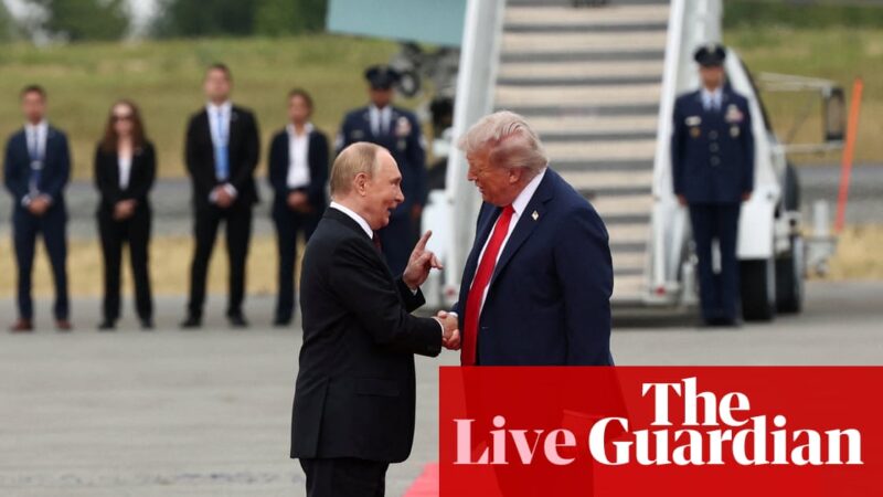 Trump and Putin shake hands in Alaska as summit begins – live updates | Russia