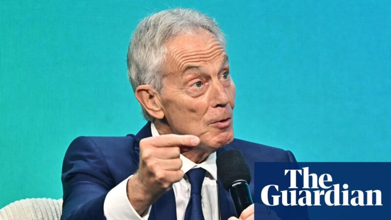 Tony Blair attends White House meeting with Trump on postwar Gaza | Tony Blair