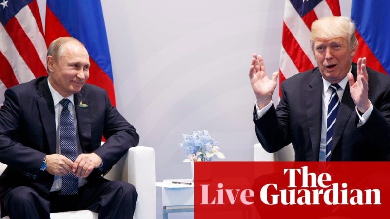 Trump and Putin to have one on one meeting before wider meeting with delegations, says Kremlin – Europe live | Friedrich Merz