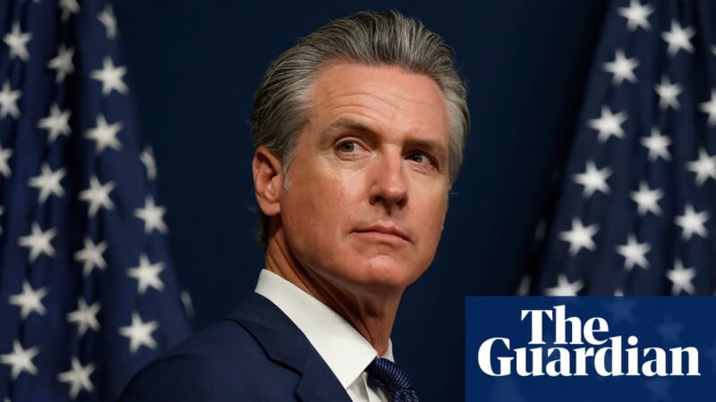 ‘No-holds-barred fight’: California’s governor takes off his gloves to punch back at Trump | California