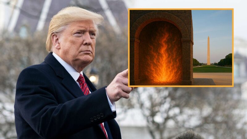 Trump Decrees Anyone Who Does Not Bow Down To The American Flag When The Music Plays Shall Be Tossed Into The Fiery Furnace