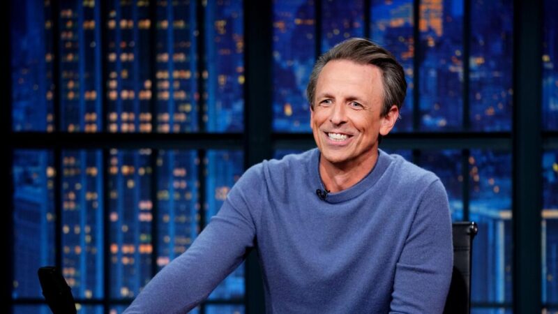Seth Meyers has triggered Trump without saying a word