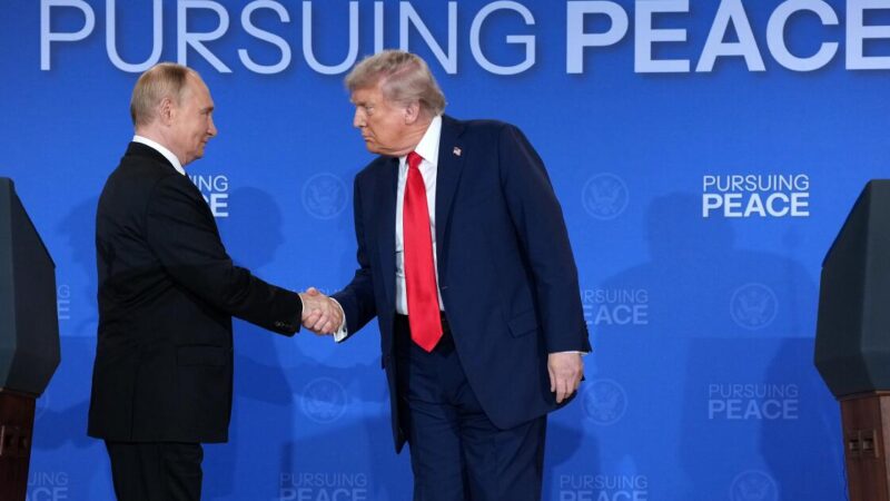 Trump appears to adopt Putin’s goal, agreeing to cede land for peace