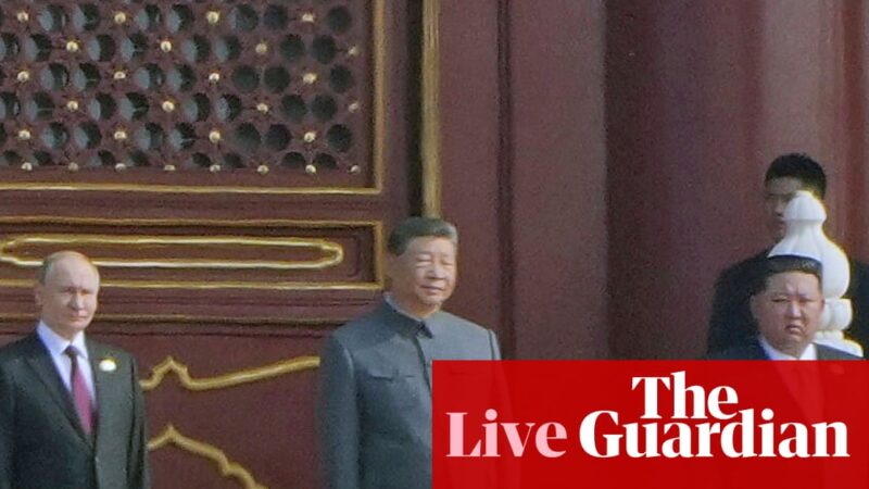 China victory day parade live: Xi, Putin and Kim Jong-un appear together as Trump accuses them of conspiring against US | China