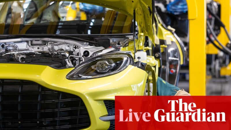 UK manufacturing downturn continues as new orders slide; Trump’s attack on Fed is ‘a serious danger’ – business live | Business