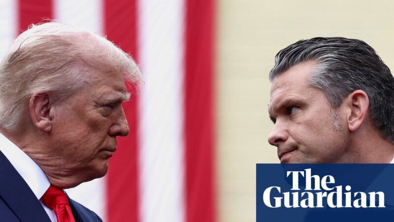 ‘Nothing stops reporters’: Trump talks down Pentagon restrictions on journalists | Donald Trump