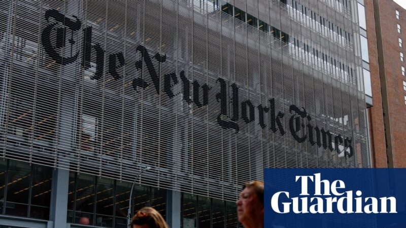 Judge strikes down Trump’s $15bn lawsuit against the New York Times | Donald Trump