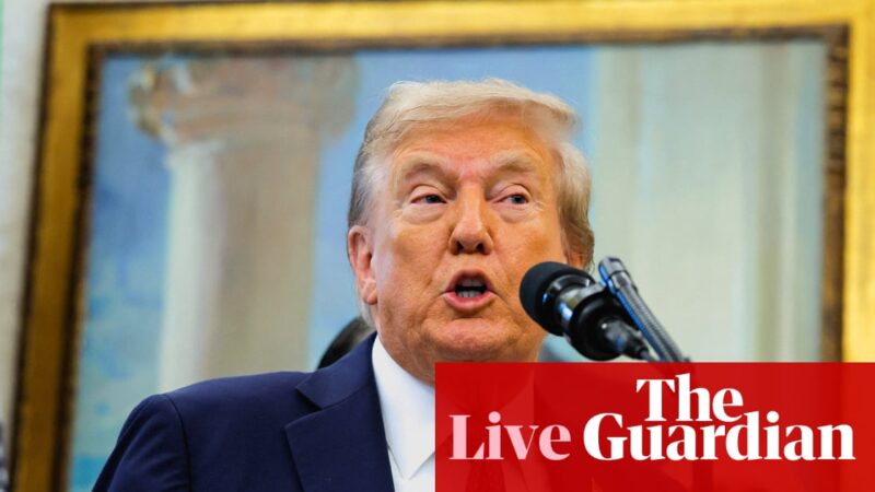 Trump announces Space Command will move from Colorado to Alabama – live | Trump administration