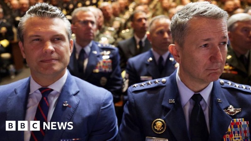 How Trump and Hegseth’s gathering of top US generals unfolded