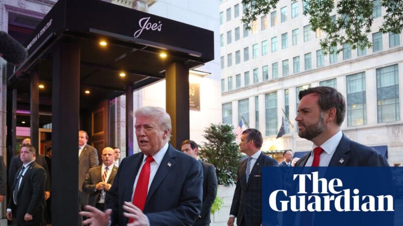 Trump jeered by protesters as he dines at Washington DC restaurant | Trump administration