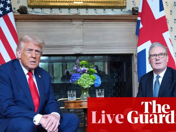 Trump and Starmer hold talks at Chequers as UK businesses hope for tariff concessions – UK politics live | Politics