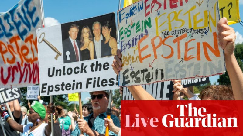 Democrats release tranche of Jeffrey Epstein records, including diaries and flight logs – US politics live | Trump administration