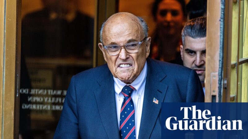 Trump says he will award Rudy Giuliani the Presidential Medal of Freedom | Rudy Giuliani
