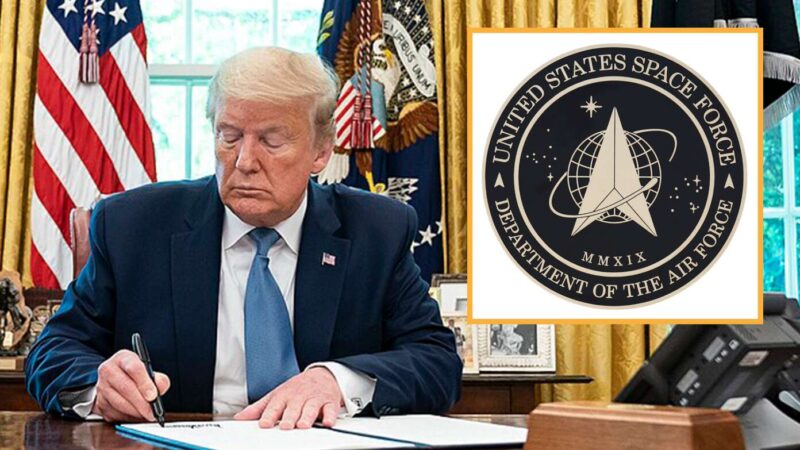 Trump Announces He’s Outsourcing Space Force Headquarters To India
