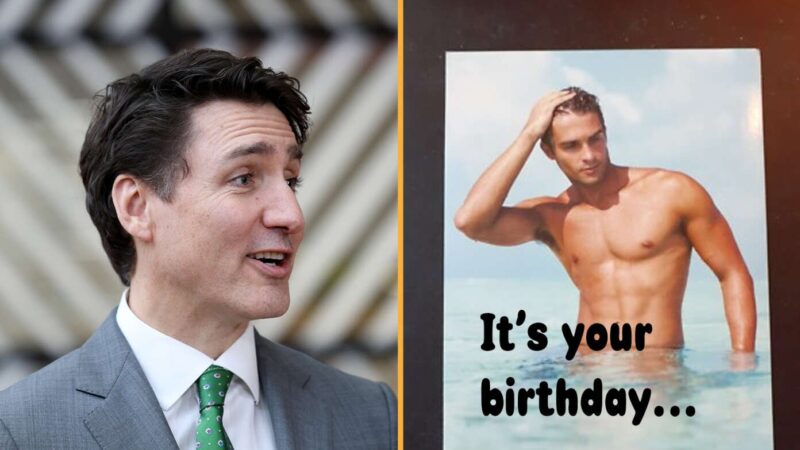 Media Uncovers Hot Hunk Birthday Card Trump Sent To Justin Trudeau