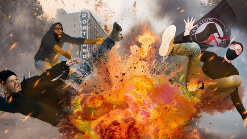 After Antifa Designated A Terrorist Organization, Trump Orders Drone Strikes On Portland