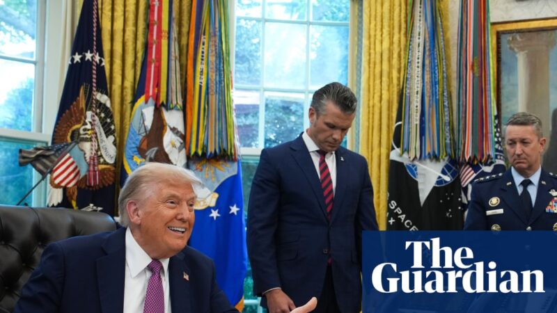 Trump signs executive order rebranding Pentagon as Department of War | Donald Trump