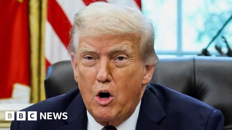 US president Donald Trump says he will sue New York Times for $15bn