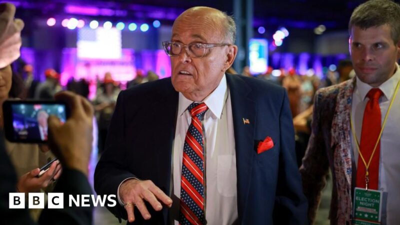 Rudy Giuliani to receive Presidential Medal of Freedom, Trump says