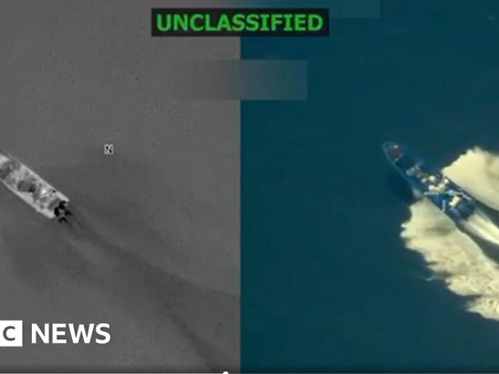 US forces strike third alleged drug vessel killing three, Trump says
