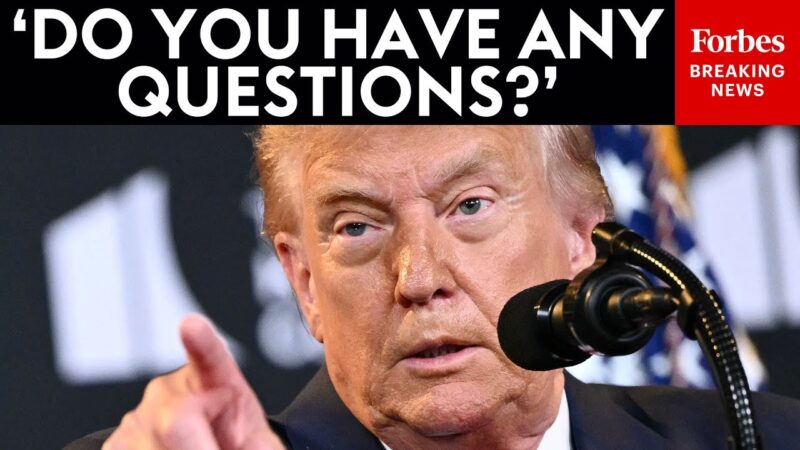 BREAKING NEWS: Trump Takes Question After Question From Reporters Amidst Federal Takeover Of D.C.