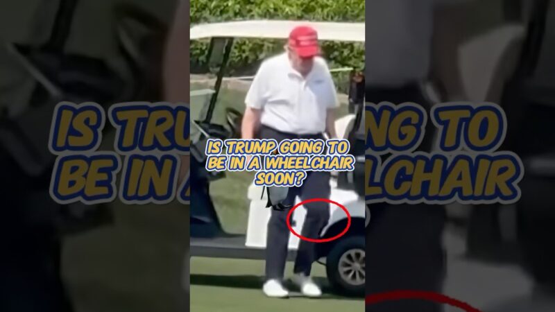Is Trump going to be in a wheelchair soon?#youtubeshorts #shorts #celebrity #trump