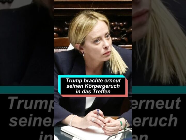 Trump brachte erneut seinen Körpergeruch in das Treffen. #foryou #celebrity #trump