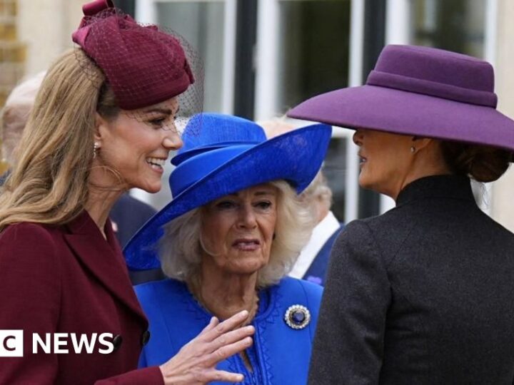 Trump and Melania meet the royals at Windsor