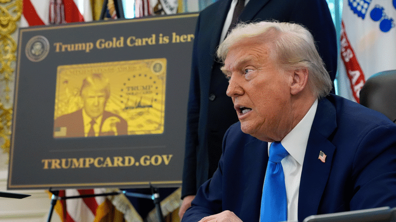 Trump Gold Card now available for $1 million for those seeking rapid residency