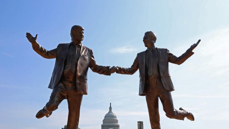 Trump and Epstein statue reinstallation denied after its removal