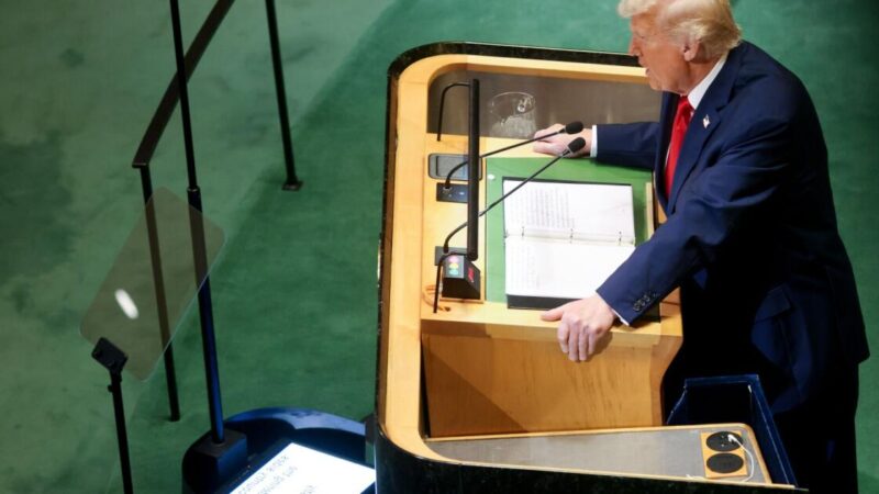 Trump denies climate change and twists facts in U.N. speech