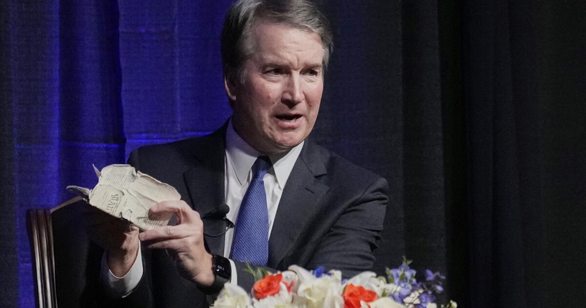 Kavanaugh says no one has too much power in U.S. system. Critics see Supreme Court bowing to Trump