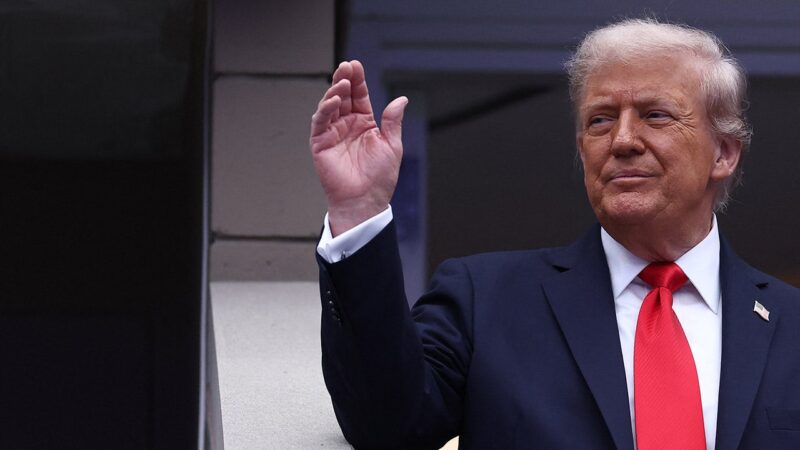 Trump critics forced to share spotlight with president at US Open