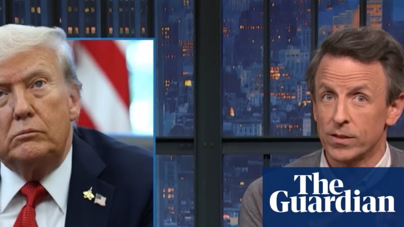 Seth Meyers on Trump: ‘deeply unhinged, detached from reality’ | Late-night TV roundup
