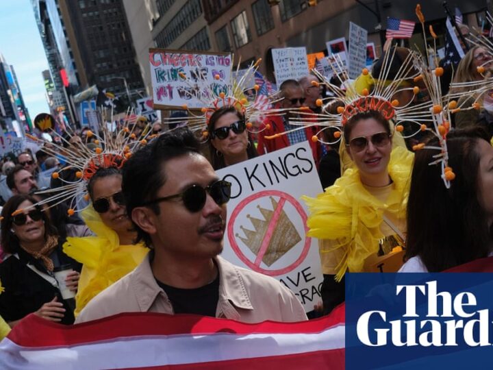 Trump reposts AI-generated video of plane dumping sludge on No Kings protesters | Donald Trump