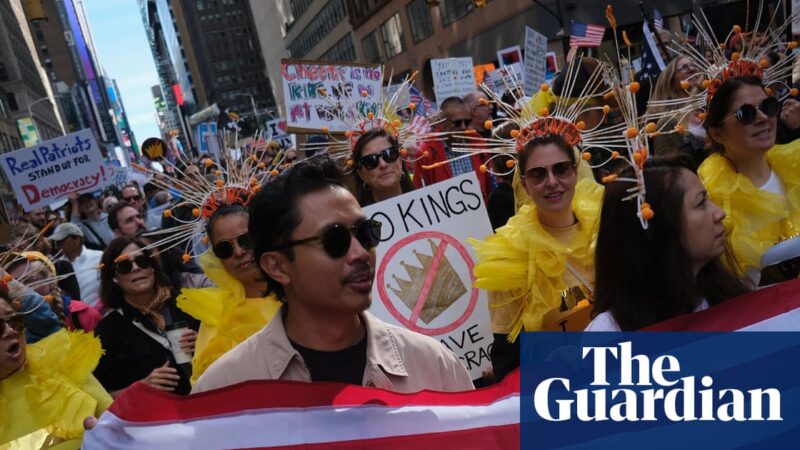 Trump reposts AI-generated video of plane dumping sludge on No Kings protesters | Donald Trump