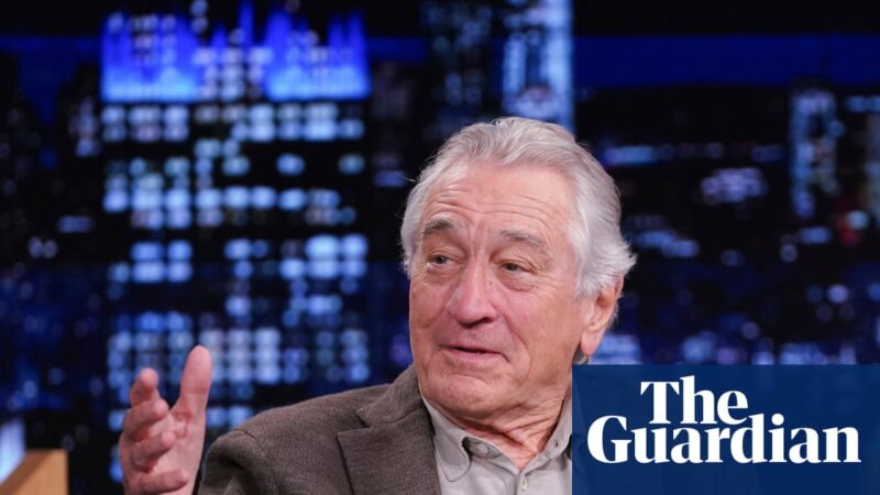 Robert De Niro urges Americans to ‘stand up and be counted’ in anti-Trump protests | US politics