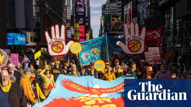 Can Democrats harness the energy of the No Kings protests to fight Trump? | US politics