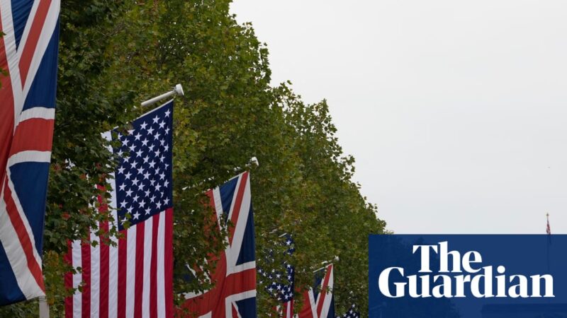 Stars and stripes flags for Trump UK visit had to be changed for brighter red | Donald Trump