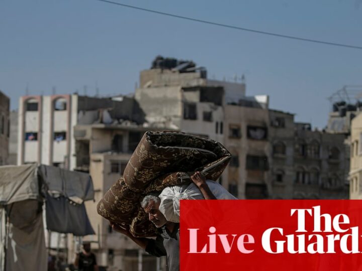 Israel-Gaza live: Israel preparing for ‘immediate implementation’ of first stage of Trump’s Gaza plan | Gaza