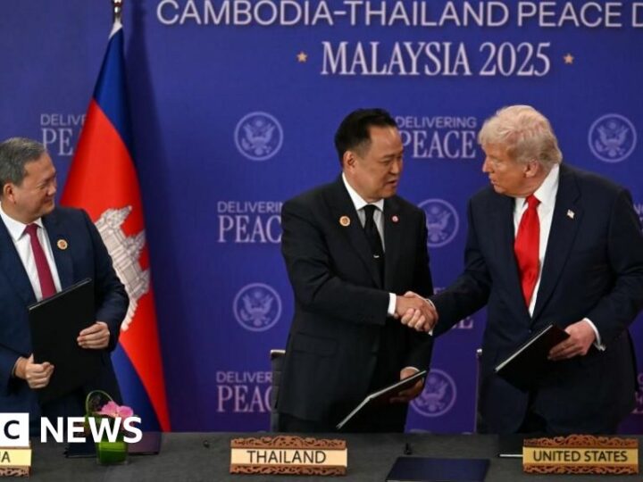 Trump presides over Thai-Cambodia ‘peace deal’
