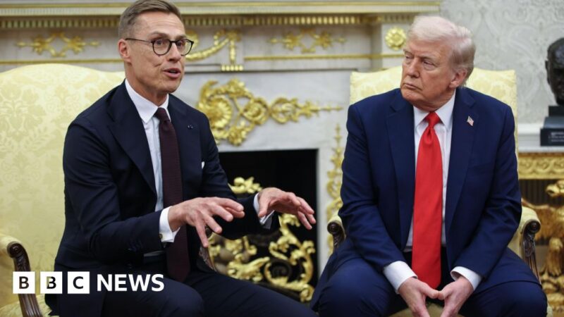 Trump only one who can force Putin to negotiating table, Finnish president says