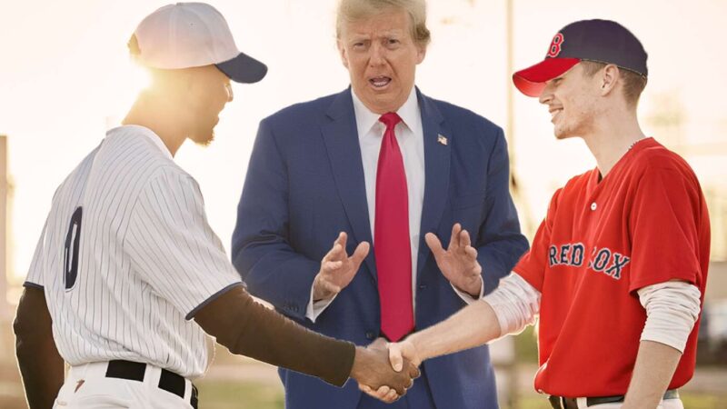 Trump Brokers Historic Peace Deal Between Yankees And Red Sox Fans