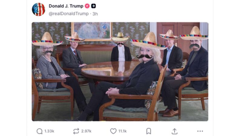 Trump Retaliates For Peace Prize Snub With Picture Of The Nobel Committee In Sombreros
