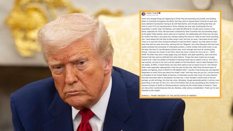It’s Not Over Yet: Trump Still Hoping For Nobel In Literature For Latest Truth Social Post