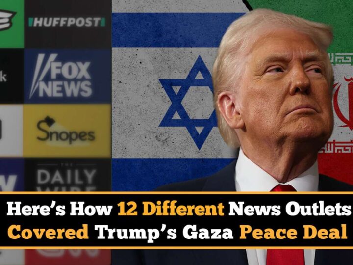 Here’s How 12 Different News Outlets Covered Trump’s Gaza Peace Deal