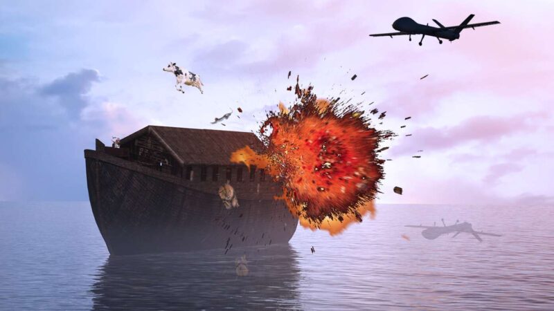 Claiming It’s A Drug Boat, Trump Drone-Strikes Noah’s Ark