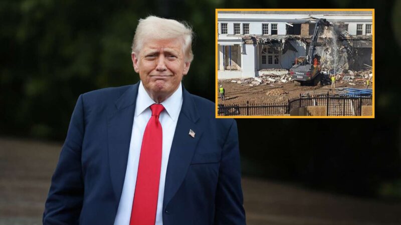 Trump Declares White House ‘ICE Free Zone’ Until Construction On New Ballroom Is Done