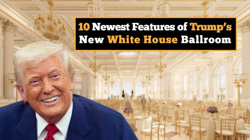 10 Coolest Features Of Trump’s New White House Ballroom
